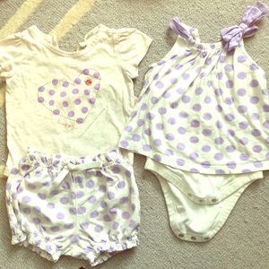 Baby GAP bodysuit and short bundle
